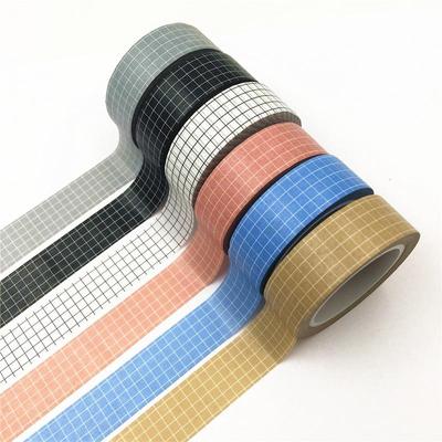 2 pièces de Ruban Quadrillé de 10 m, Ruban de Couverture pour Planificateur Quotidien, Ruban de Marquage, Autocollant, Ruban de Papeterie Décoratif
