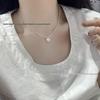 S925 Sterling Silver Princess Pendant Necklace with Edison Freshwater Pearls (9-11mm)