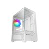 Mars Gaming Mc-se2 Caja Gaming Microatx Cristal Templado Ventilador Frgb 120mm Doble Cámara Blanco