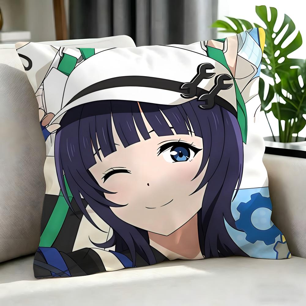 anime SHIROBAKO Cushion Cover Cushion Cover Set Pcs x x x Pillowcase Decorative Sofa Home Decor