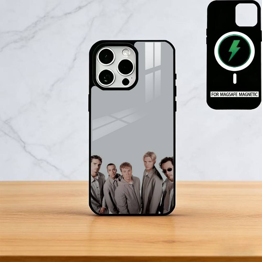 B-Backstreet Boys BSB Pouzdro na telefon Pro iPhone17,16,15,14,13,12,11 Plus,Pro Magnetické Pro Magsafe Bezdrátové nabíjení