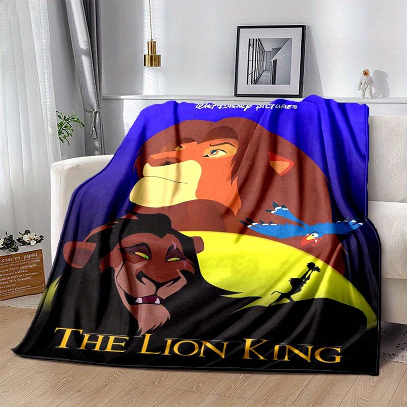 1pc, Lion King Home Decor: Soft Flannel Blanket for Bedroom, Living Room & Travel Perfect Gift, Outdoor Blanket, Car