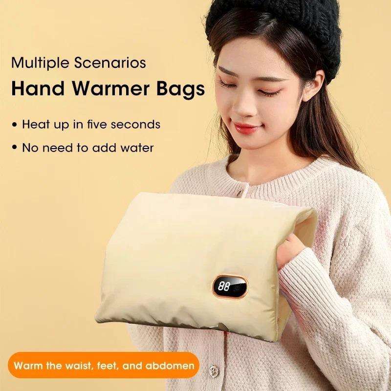 Multifunctional Electric Hand Warmer Heating Pad Graphene Flannel for Home Fast Heating Warm Hands and Feet Winter Use