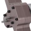 RC Gearbox Metal Speed Change Gear Box with 370 Motor for WPL C14 1/16 RC Military TruckTitanium Color