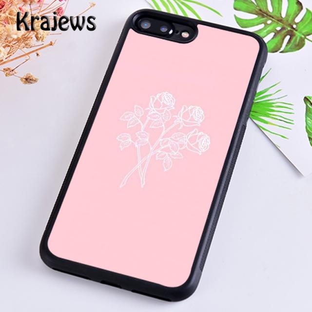 Pink Glitch Flower Aesthetic Phone Case Cover For iPhone 17 Air 16 15 14 plus 11 12 13 pro max coque Fundas