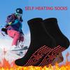Warm Massage Socks Anti-Freezing Multifunctional Winter Sports Warm Stockings Breathable Anti-Fatigue for Outdoor Hiking Skiing