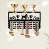 Wall Mounted Display Rack with Hooks, Award Holder for Wall Decoration