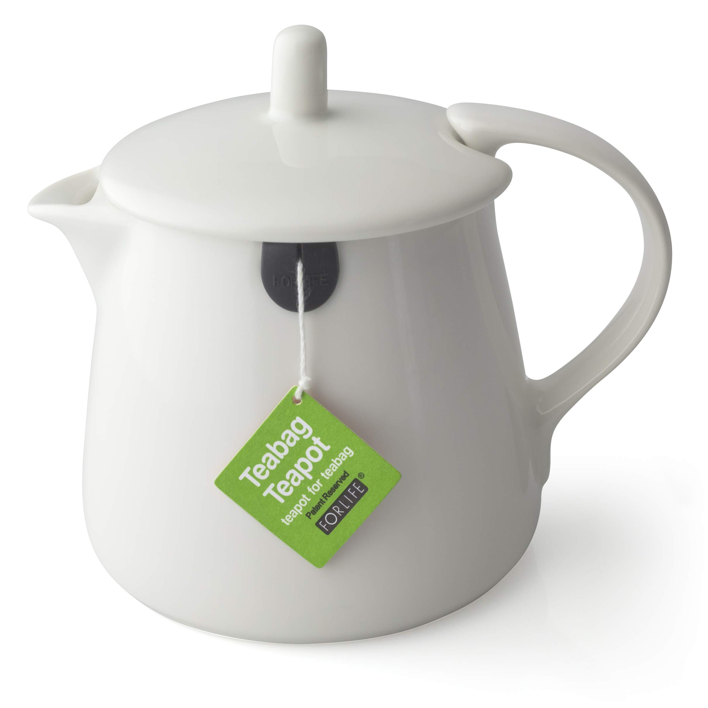 4Life White Ceramic 354ml Holds 2 Tea Microwave and Dishwasher 403Wh Teapot, Capacity, Bags, Safe, белый
