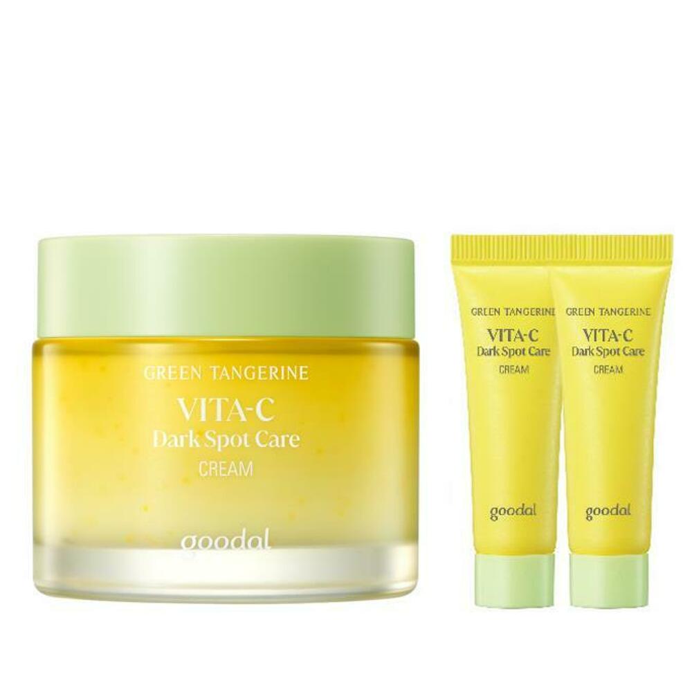 Goodal Green Tangerine Vita C Anti-Aging-Creme, 75 ml, Sonderset (+10 ml * 2 Stück)