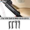 For VW Golf 6 MK6 2010-2013 4Pcs ABS Carbon Fiber Pattern Door Armrest Handle Cover, Interior Trim Accessories