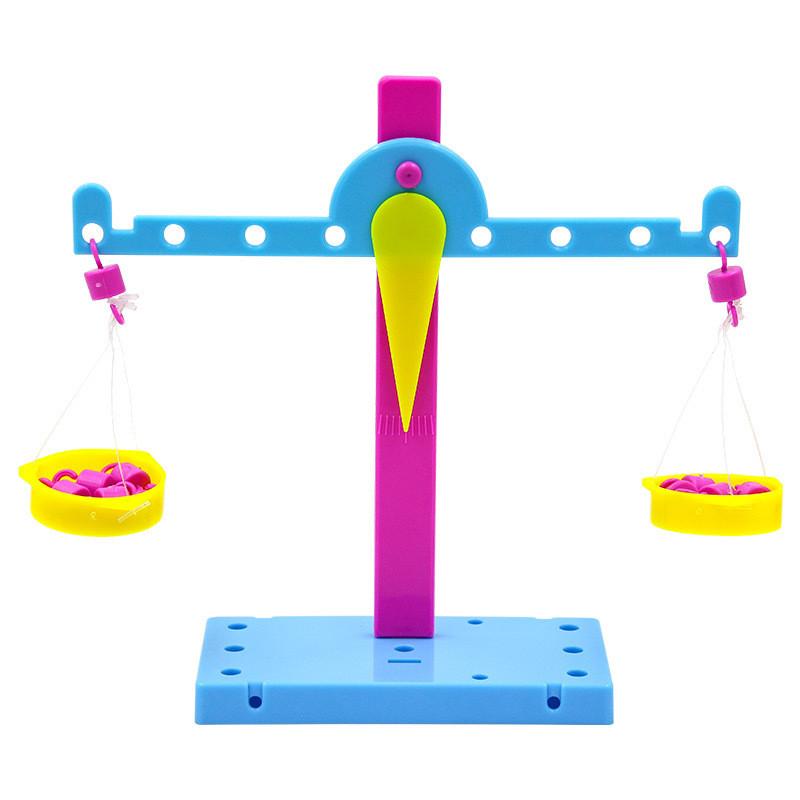 

Scientific Experiment Balance Assembly Model Material Set Children Puzzle Toy For Kids Educational