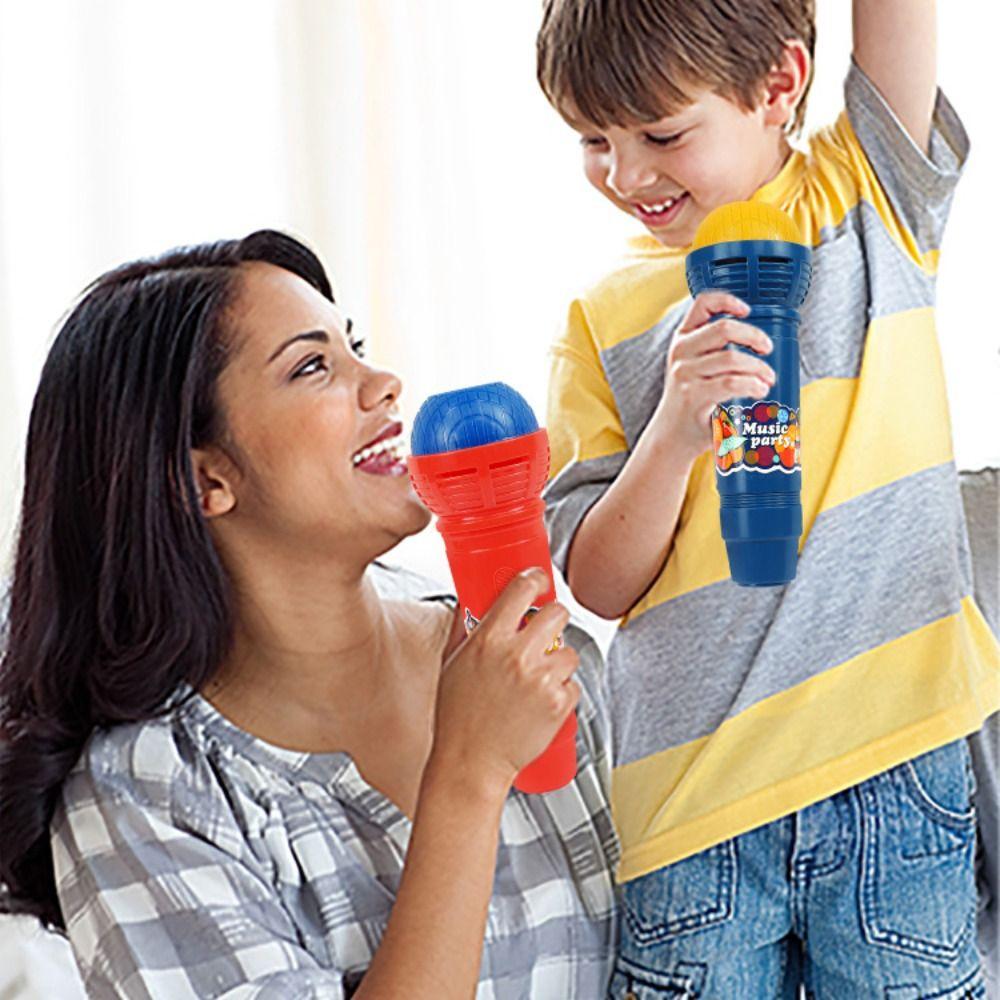 Simulated Microphone Mic Voice Changer Toy ABS Microphone Toy Echo Microphone  Early Education