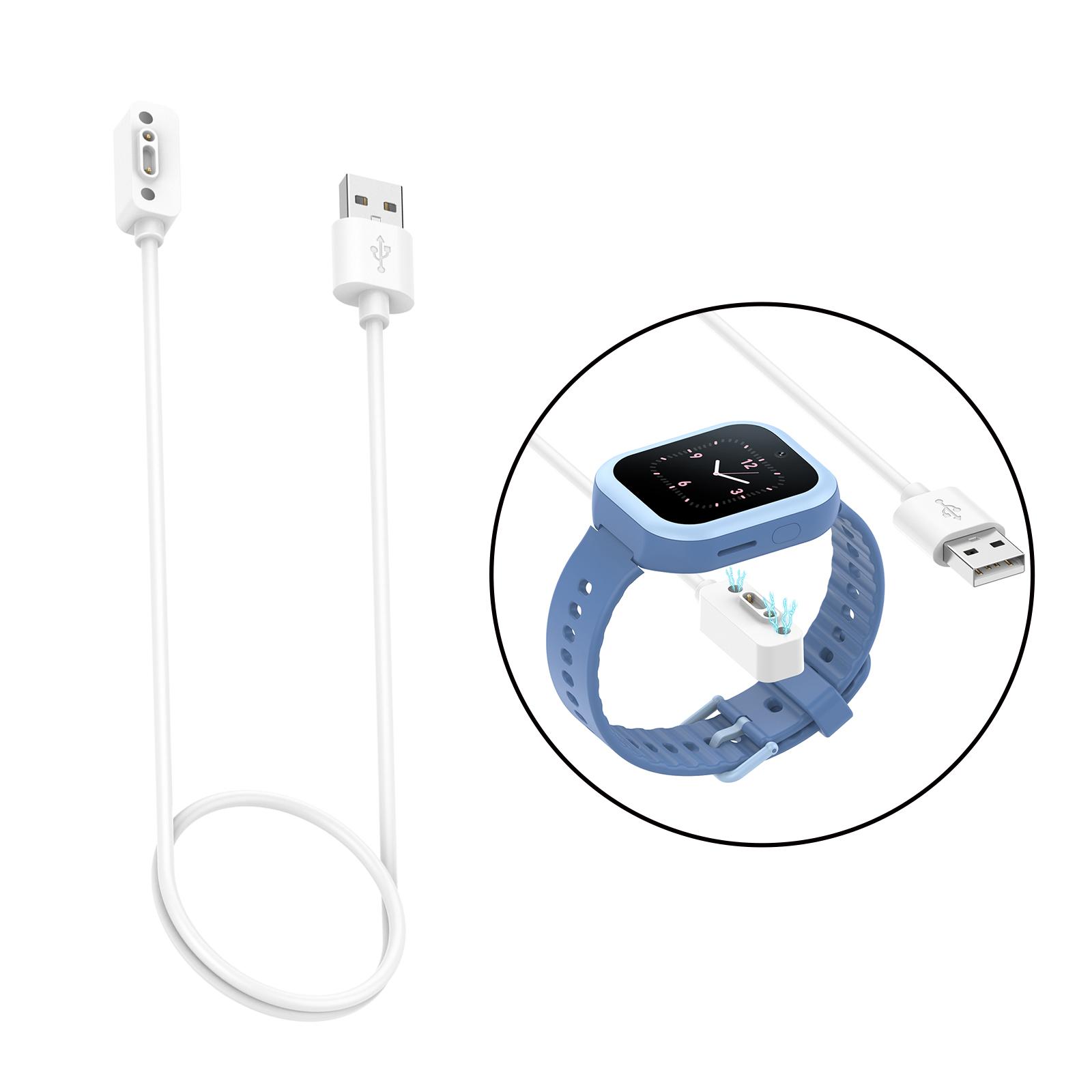 

Portable Magnetic Charge Cord Adapter Fast Transmission for Xiaoxun Y2 S3 Smart Watch Children Wristband білий