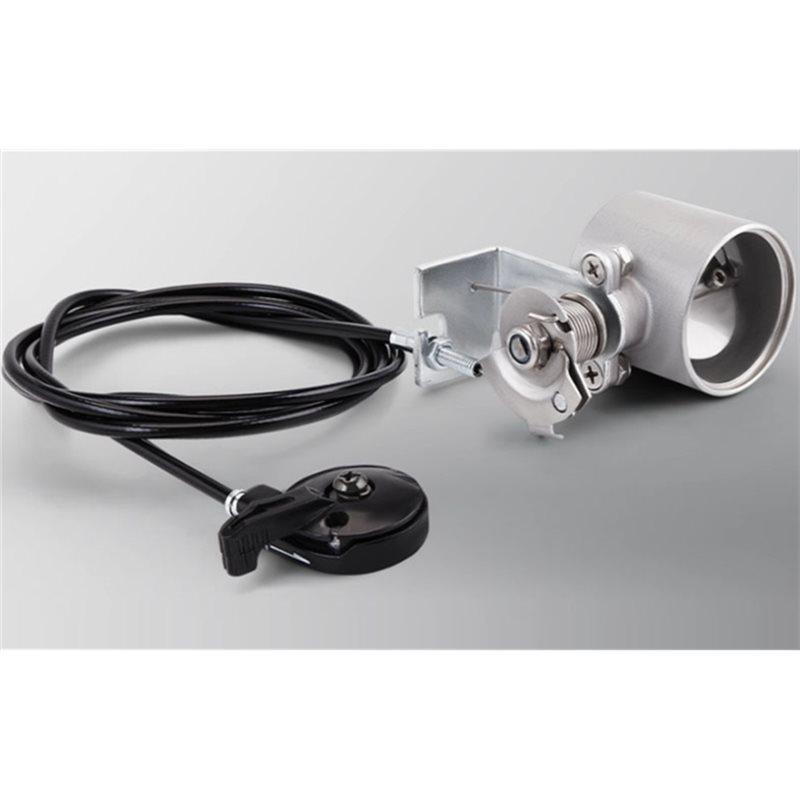 Schweißbar/Manuelle Bedienung Motorrad Auspuff Regelventil 2" 51mm - Wasserdichtes Design
