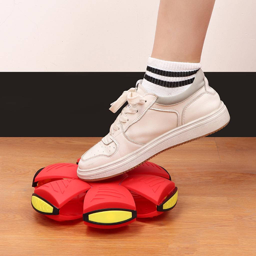 Elastic Flying Saucer Ball Upgrade Stepping On the Ball Children S Feet Stepping Ball Toys