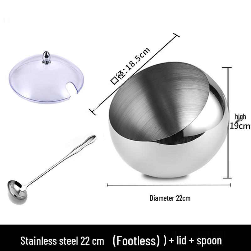 

Stainless Steel Slanted Sauce Bowl