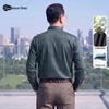 Men's Long-Sleeve Casual Polo Shirt