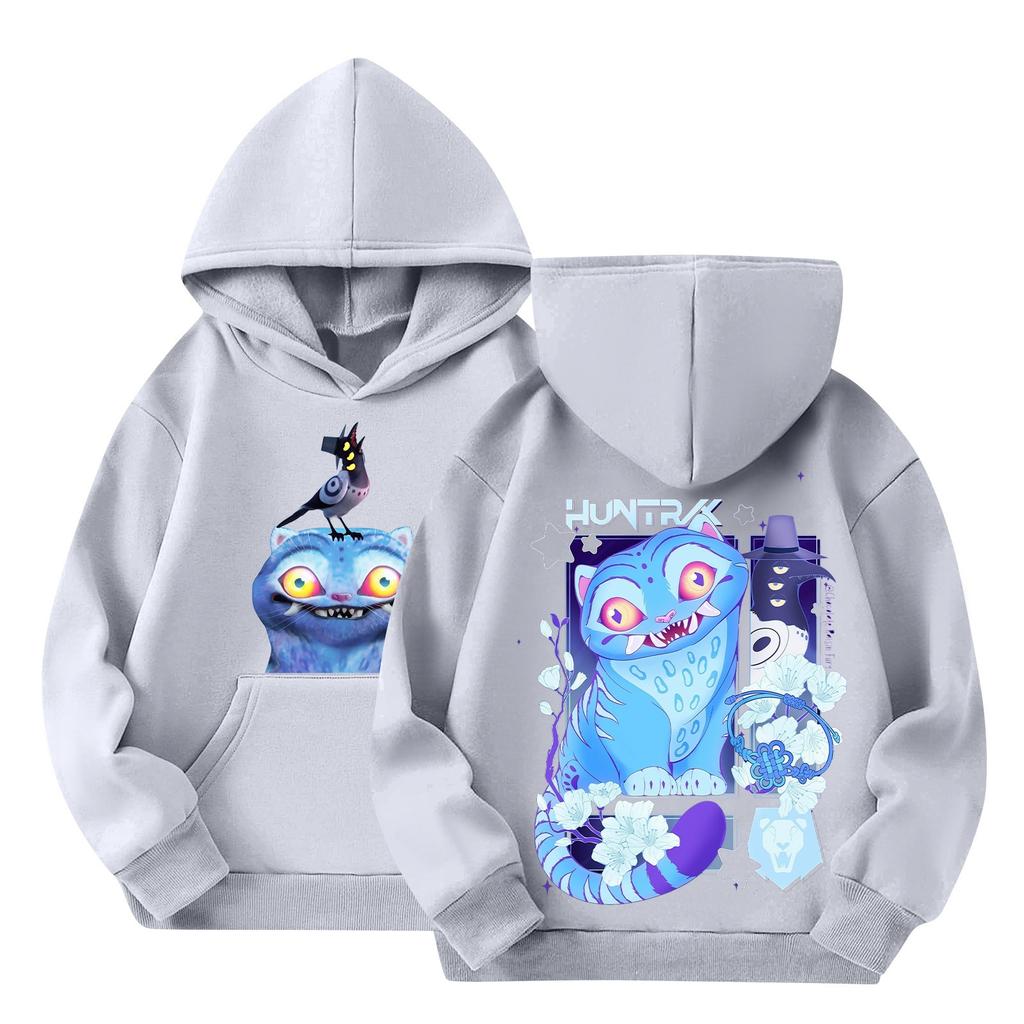 Women's Hooded Gradient Printed Long Sleeved Sweatshirt Loose Women's Sweatshirt Sweatshirt