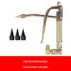 Yellow Universal High-Pressure Pneumatic Grease Gun with Leak-Proof Handle and Electric Nozzle Accessories