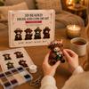 3D Beaded Highland Cow Kit for Adults, Tiny 3D Beaded Animals, DIY Bead Kit, Highland Cow Beading Embroidery Kits, 4 Cute Designs Cow Themed Beadwork