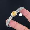 Daughters Day Deal Shiva Eye Shell Shell Stone 925 Silver Mother Wedding Bangle