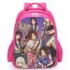 Babymonster Member Name Collage, Schoolbag, Elementary School Backpack, Korean Group Support Pink Backpack