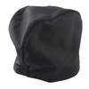 Swim Cap Soft Comfortable Waterproof High Elasticity Universal PU Bathing Cap for Adults Black