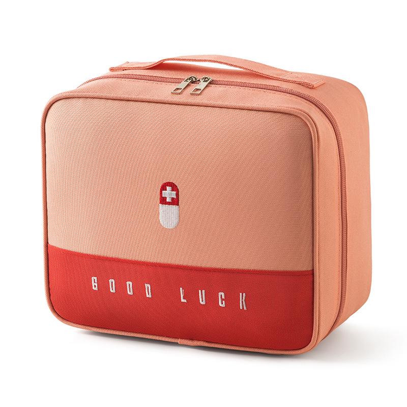 

Waterproof Portable Medical Bag: Handheld Emergency & First Aid Storage Kit Small 14.5*3*11.5cm розовый