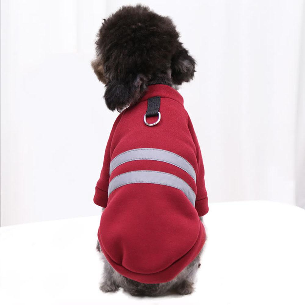 Reflective Small Dog Hoodie Clothes Winter Puppy Dog Sweater Warm Pet Coat Jacket Clothing Hoodies for Puppy Small Medium Dogs