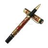 Jinhao 5000 Penna Roller Metal con Intaglio Texture Drago Fusto Bianco Rifiniture Dorate Cancelleria Professionale per Ufficio Accessorio per Scrittura