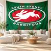 South Sydney Rabbitohs Wall Tapestry, Soft Fabric Wall Hanging, Decorative Backdrop For Bedroom Home Wall Art