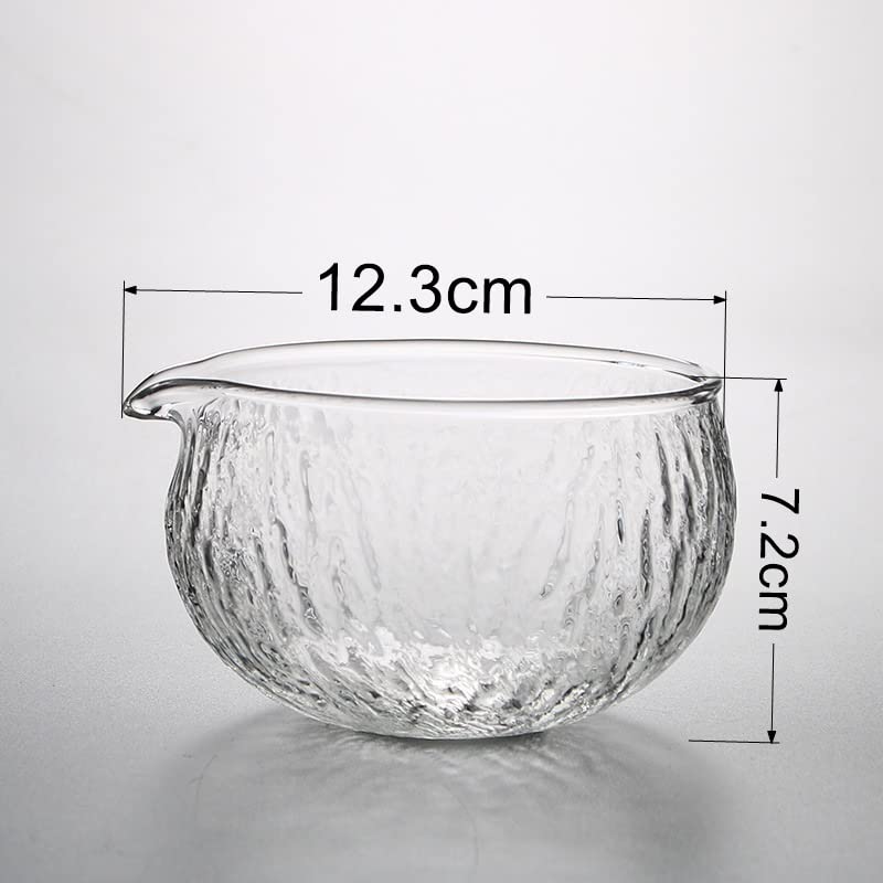 glass matcha approximately x x perfect for tea or as a Heat-resistant bowl, clear, 12.3cm 7.2cm (approx. 5.7" 2.7"), ceremony, practice, gift.