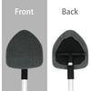 Windshield Cleaning Tool,180° Rotatable with 4 Reusable Microfiber Cloths Extendable Handle Auto Inside Glass Wiper Kit