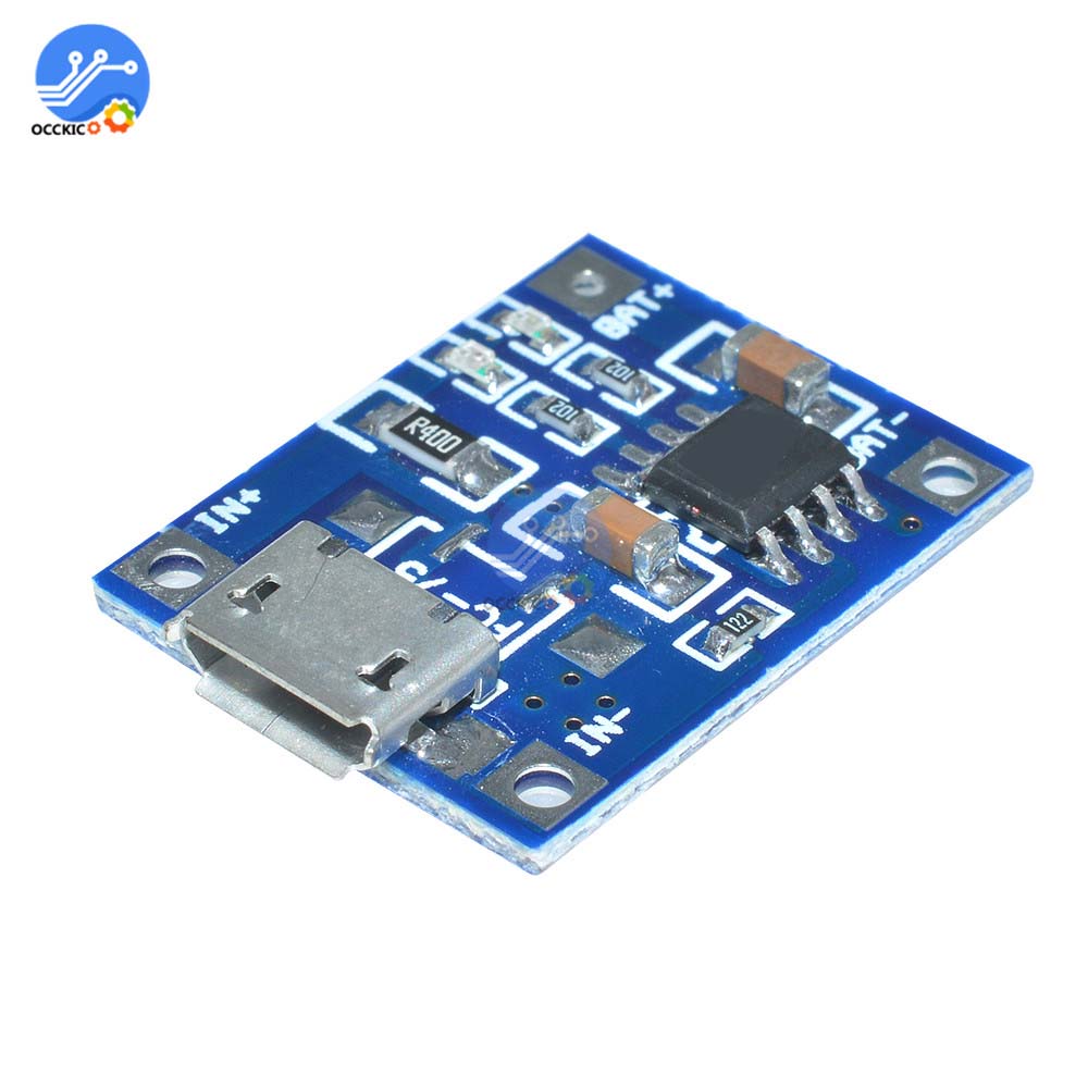 5PCS BMS 5V 1A 18650 Lithium Battery Charger Board Mini/Micro USB TYPE C Power Charging With Protection Functions