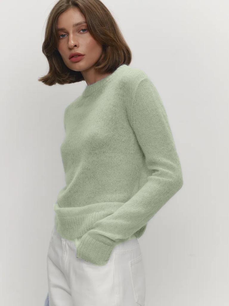 New Spring/Summer Lightweight Knit Cardigan for Women, Mesh View Basic Sweater, Colorful