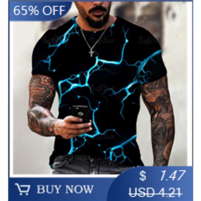 

Мужская футболка с 3D-принтом Flower Stone, летняя повседневная рубашка с короткими рукавами и круглым вырезом 5XL