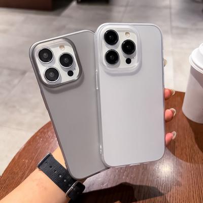 Ultra Thin Frosted Skin Feeling Clear Case For iPhone 17 16 15 14 13 12 Pro Max Air Luxury Shockproof PC Matte Phone Cover