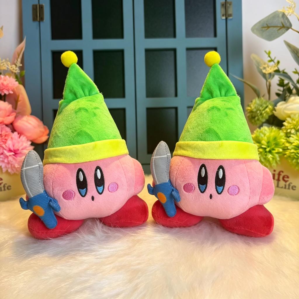 Kawaii Stern Kirby Grauer Kirby Geister Kirby Rosa Blau Grün Rot Plüschtier Niedlicher Stern Kirby Herzpuppe Kindergeburtstagsgeschenk