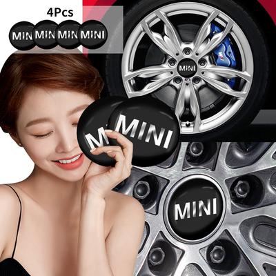 Decalque de Centro de Roda de Carro Moda Cubo Adesivo de Carro Decoração Acessórios de Estilo Para Mini Cooper One S R50 R53 R56 R60 F55 F56