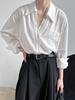 LUXI High-End French Polo Collar Lace Patchwork Women's Shirt - Spring New Arrival Temperament Top