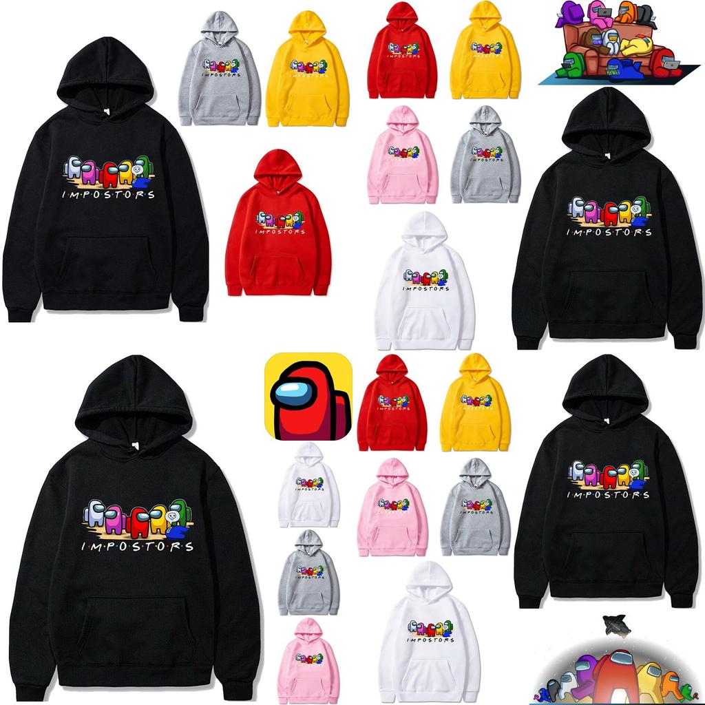 Mens Hoodies Impostor Graphic Anime Cartoon Sweatshirt Hip Hop Hoodie