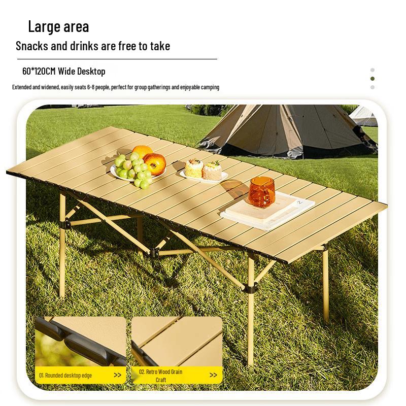 OIMG Portable Outdoor Camping Folding Table