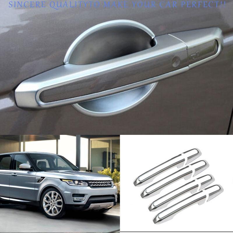 For Range Rover Sport 2014-2022 Matte Silver Exterior Side Door Handle Cover 8PC