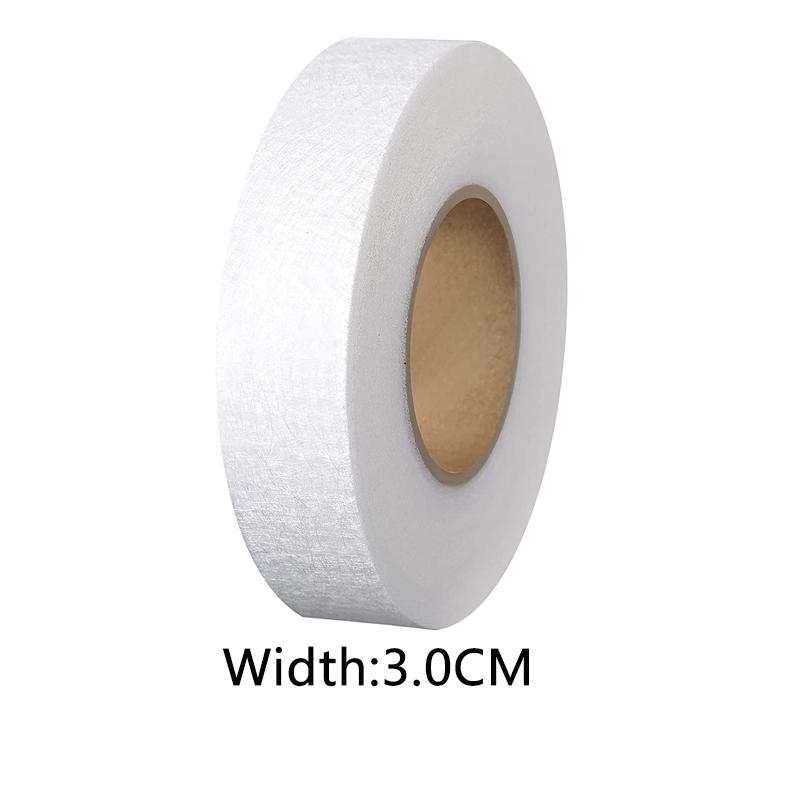65Yard Fabric Fusing Tape Adhesive Iron On Hem Tape Doubleside Interlining For Pants Curtains Clothes Pillow Case DIY Sewing