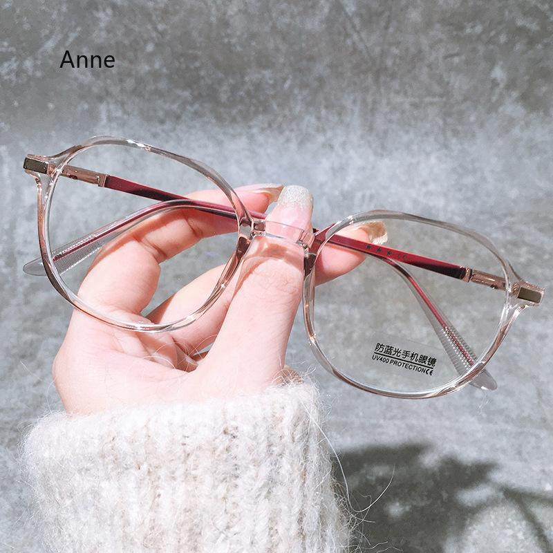 Anti Blue Light Blocking TR90 Material Men's Glasses Frame Blue Light Blocking EyeGlasses Frames Women Korean Stylish Eyewear
