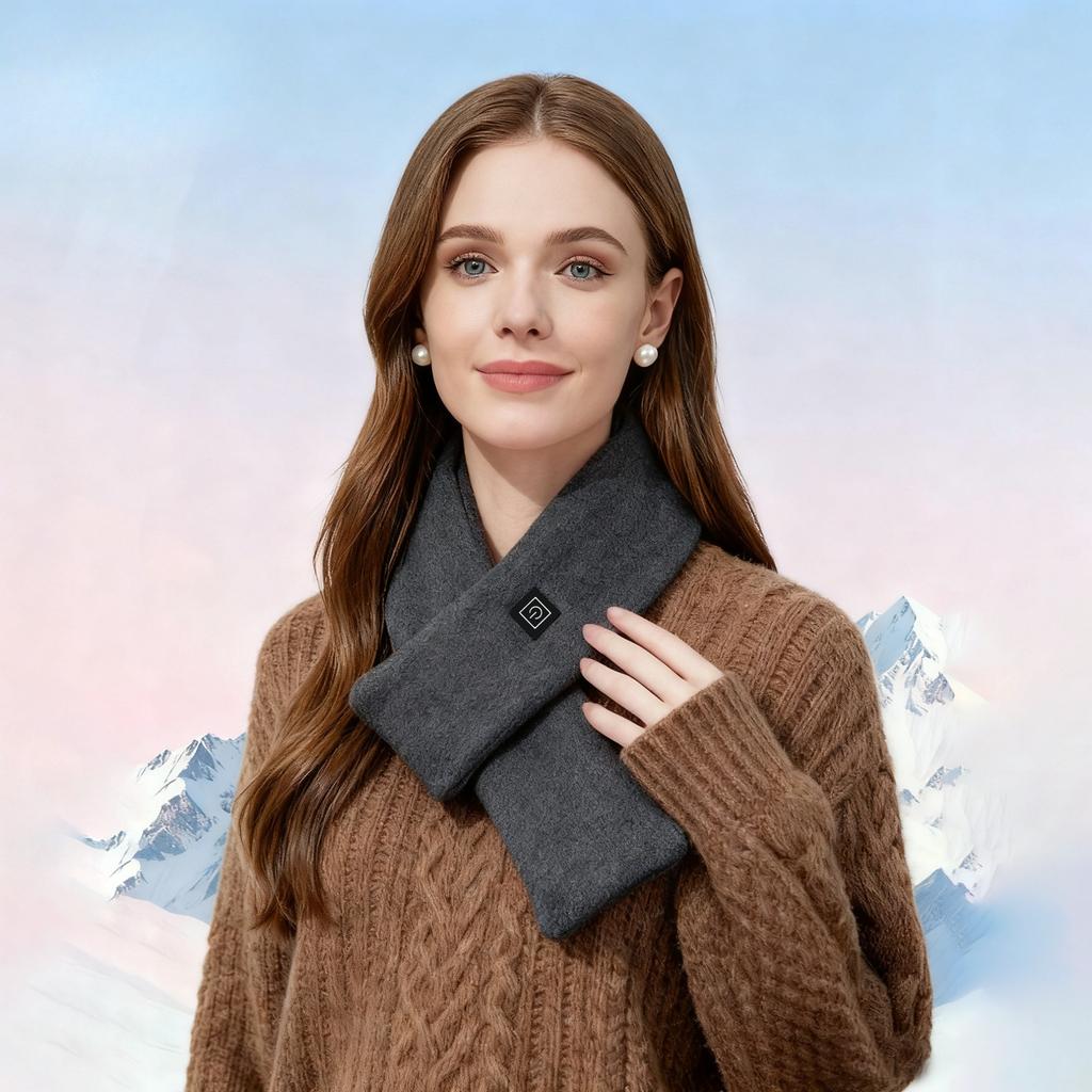Electric Scarf, Smart Usb Charging Heating Scarf, Winter Electric Heating Scarf, Shoulder Pads and Neck Warmers Home Heaters