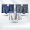 3 Stück Herren Unterwäsche Flache Ecke Hose Übergröße Atmungsaktiv Herren Unterwäsche Boxer Brief