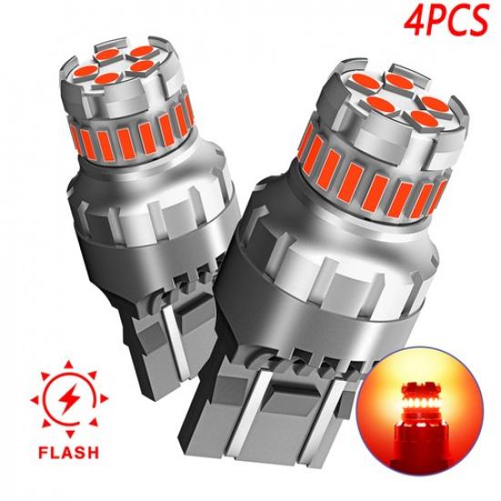 7443 W21W T20 992 Светодиодный Красный Стоп-сигнал Габаритный огонь 2PCS