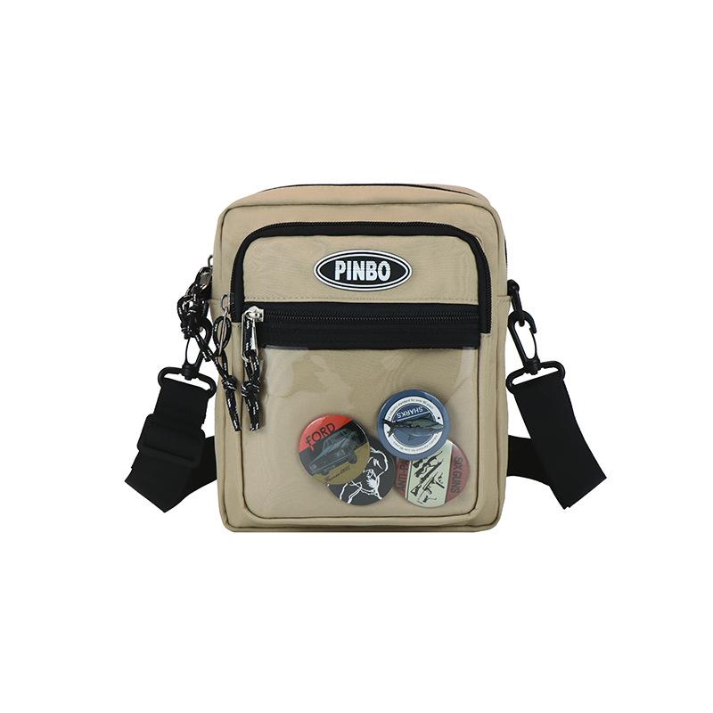 Bags Women's Trendy Brand Mini Casual Japanese Shoulder Bag Men's Mobile Phone Bag Casual Street Sports Messenger Bag Small Bag