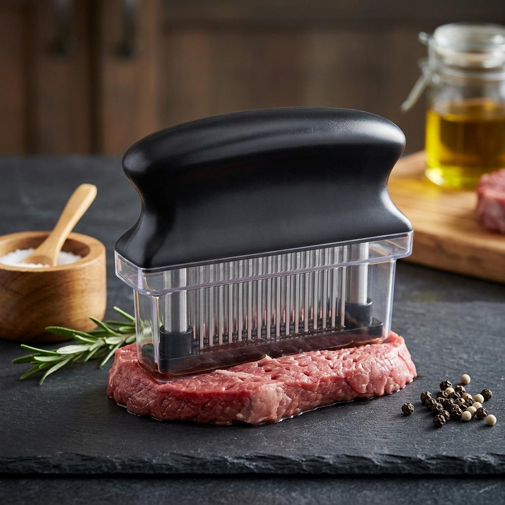 48-pin Meat Tenderizer Stainless Steel Steak Tenderizer Kitchen Tools BBQ Beef Floss Needles Meat Stick Meat Patty Maker